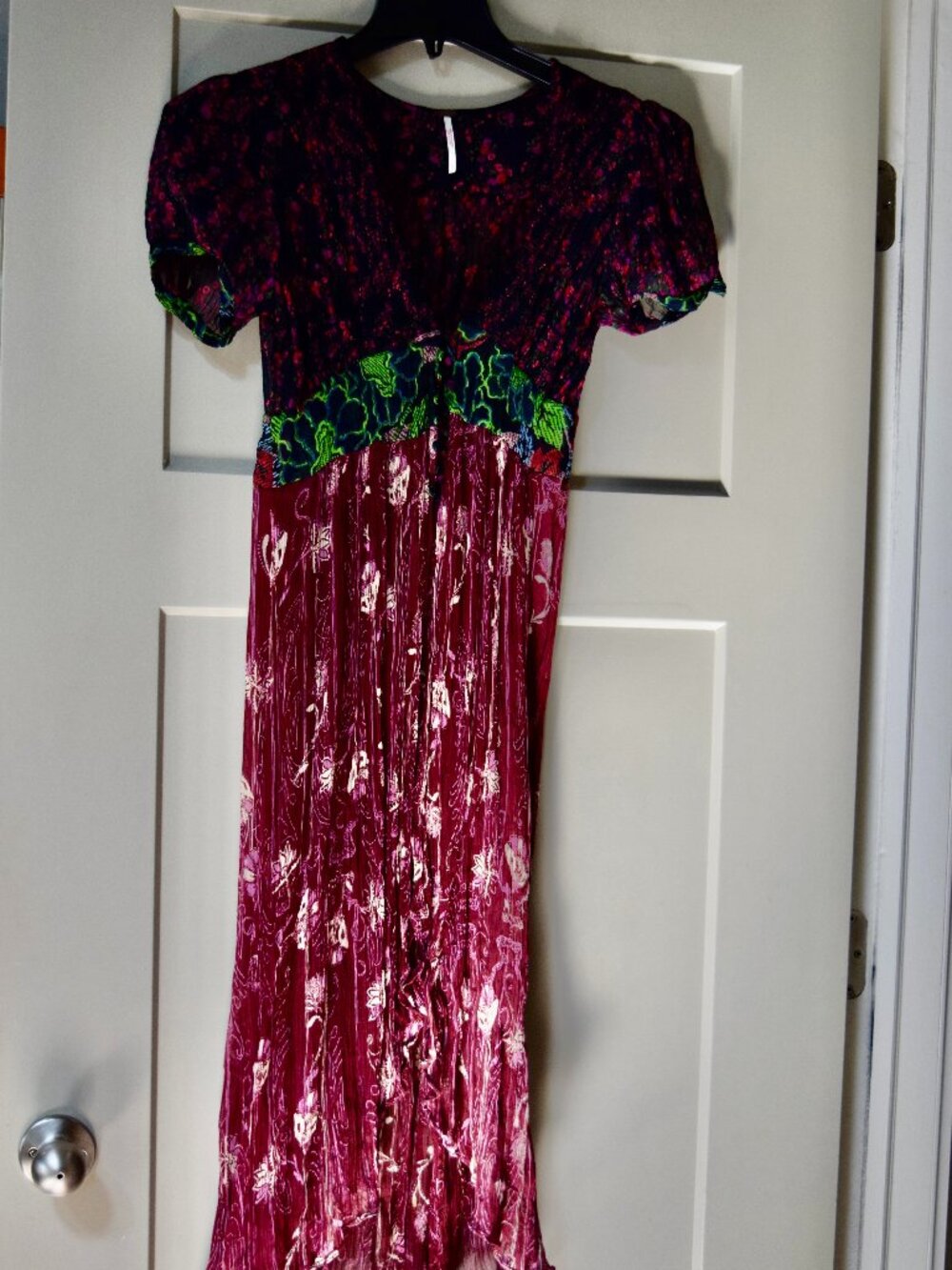 Free People Daisy Fields Sheer Maxi Tunic